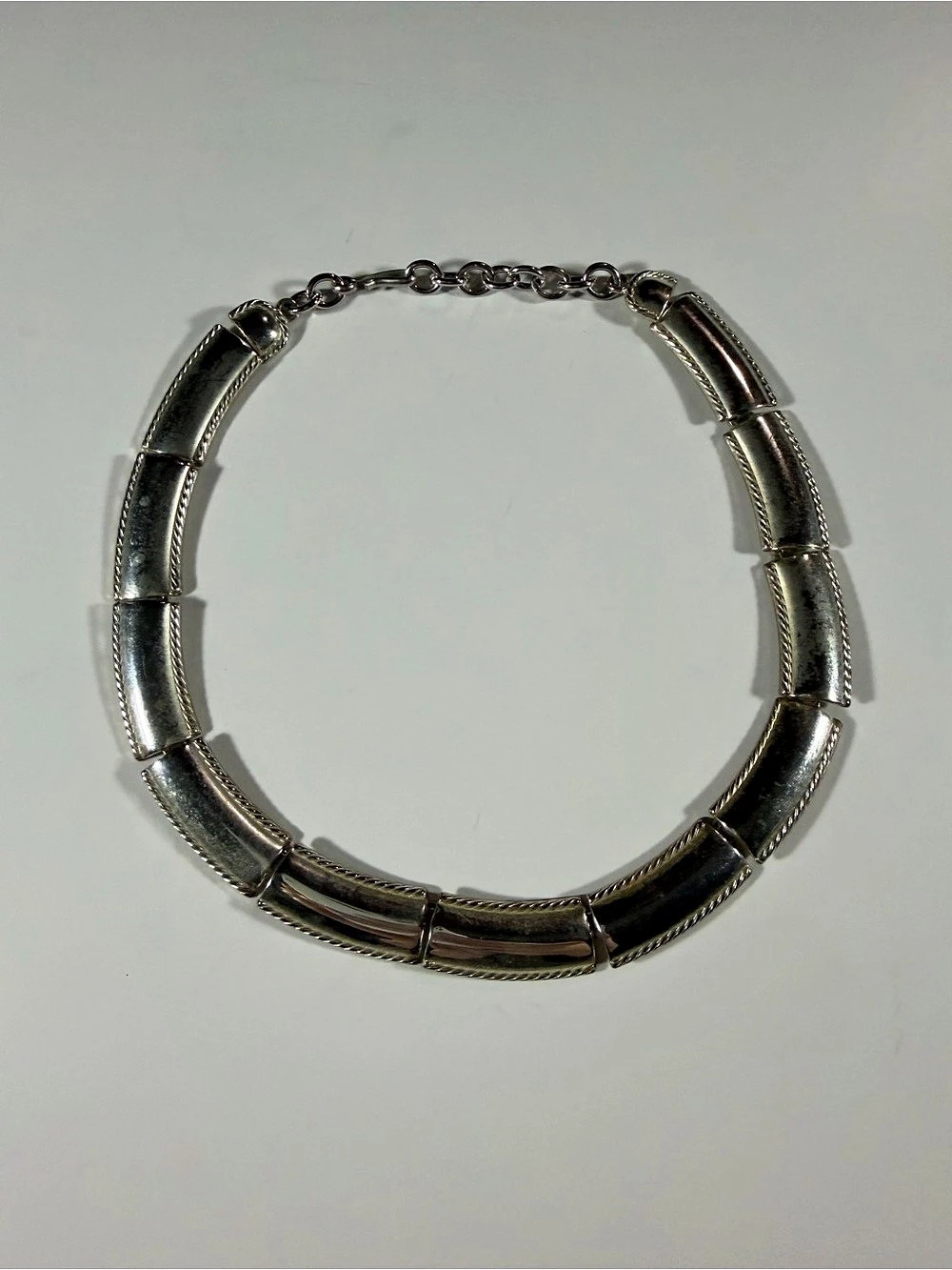 Silver-Tone Link Necklace